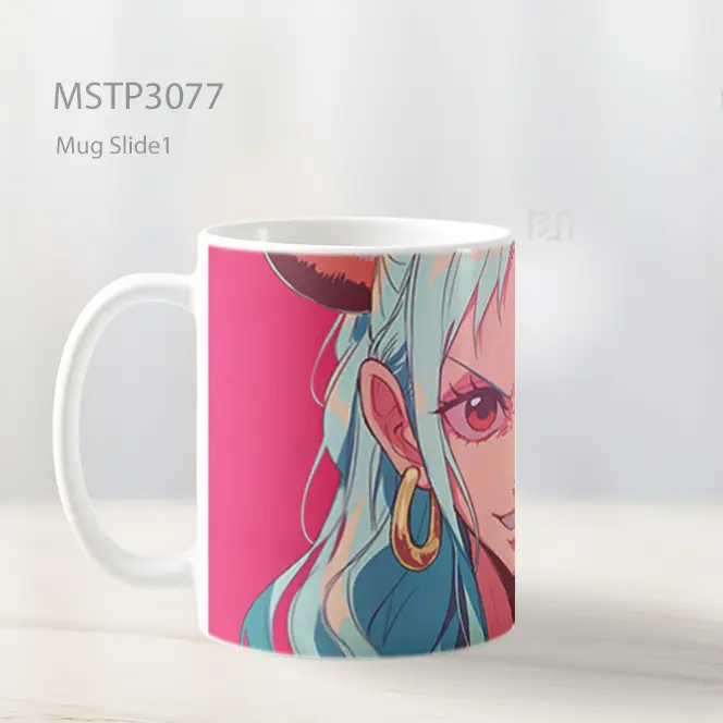 Yamato One Piece Latar Merah Epik Mug MSTP3077 - All-side / Desain