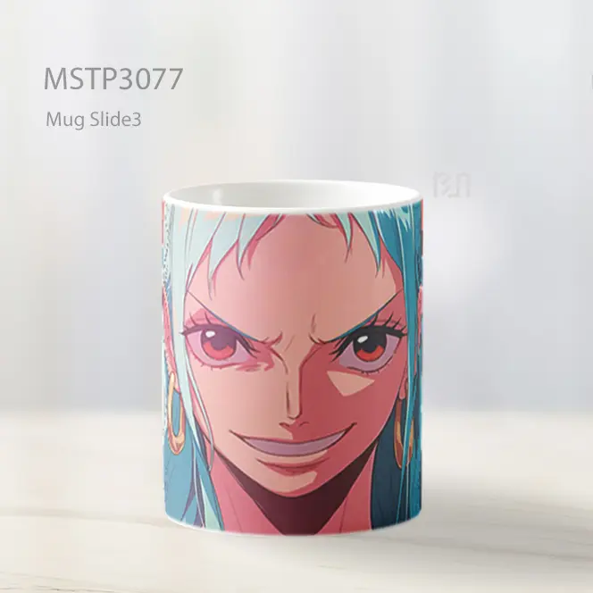 Yamato One Piece Latar Merah Epik Mug MSTP3077 - All-side / Desain