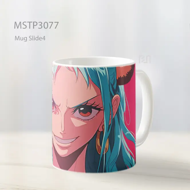 Yamato One Piece Latar Merah Epik Mug MSTP3077