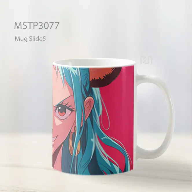 Yamato One Piece Latar Merah Epik Mug MSTP3077 - All-side / Desain