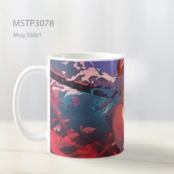 Yamato One Piece Pedang Api Mug MSTP3078 - All-side / Desain