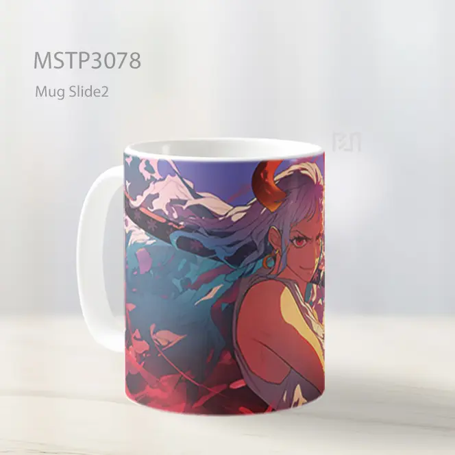 Yamato One Piece Pedang Api Mug MSTP3078 - All-side / Desain