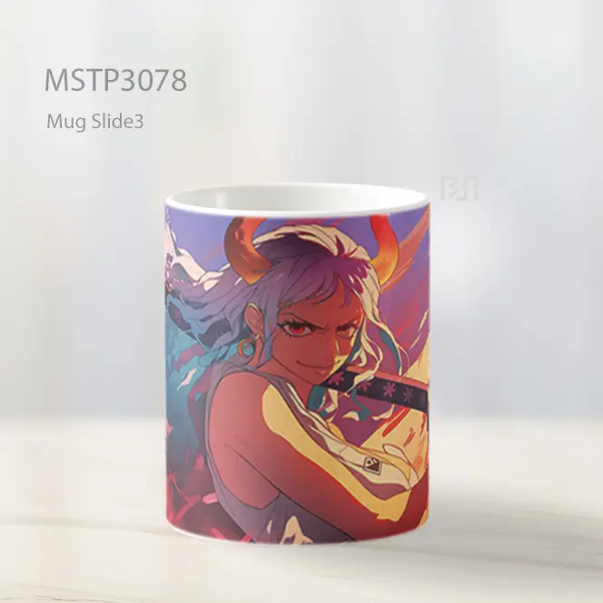 Yamato One Piece Pedang Api Mug MSTP3078 - All-side / Desain