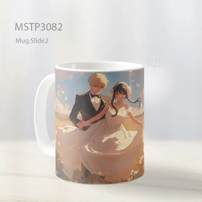 Yor And Loid Spy X Family Pernikahan Di Padang Mug MSTP3082 - All-side / Desain