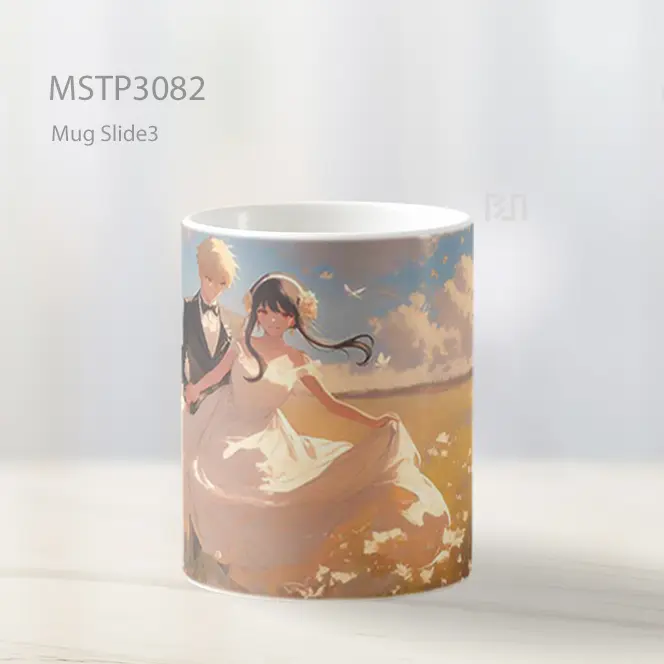 Yor And Loid Spy X Family Pernikahan Di Padang Mug MSTP3082 - All-side / Desain