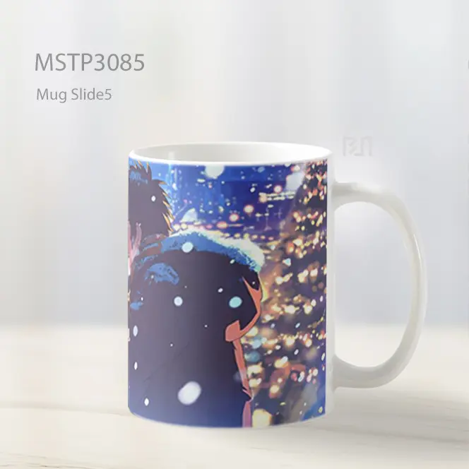 Your Name Romantis Winter Couple Ultrawide Mug MSTP3085 - All-side / Desain