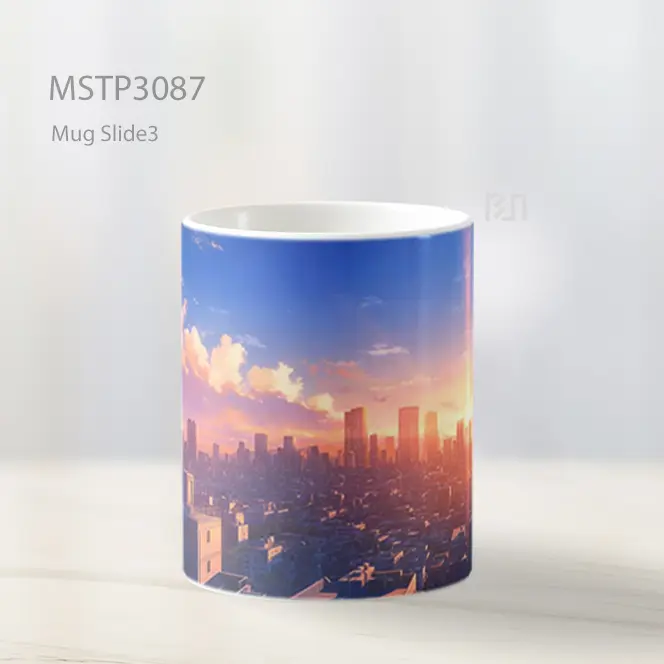 Your Name Tokyo Skyline Mug MSTP3087 - All-side / Desain