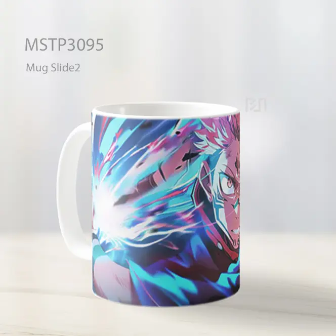 Yuji Jujutsu Kaisen Tanda Kutukan Mug MSTP3095 - All-side / Desain