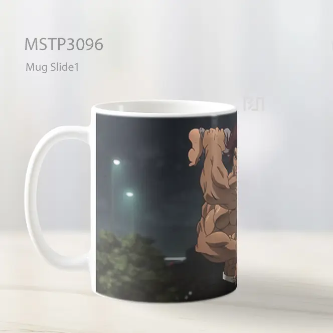 Yujiro Hanma Baki Pertarungan Epik Mug MSTP3096 - All-side / Desain