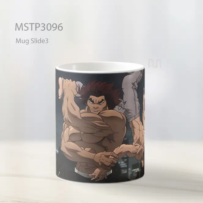 Yujiro Hanma Baki Pertarungan Epik Mug MSTP3096 - All-side / Desain