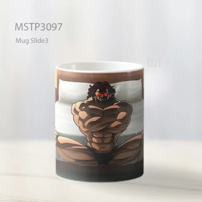 Yujiro Hanma Split Baki Anime Mug MSTP3097 - All-side / Desain