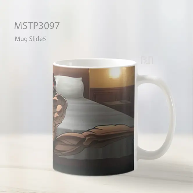 Yujiro Hanma Split Baki Anime Mug MSTP3097 - All-side / Desain