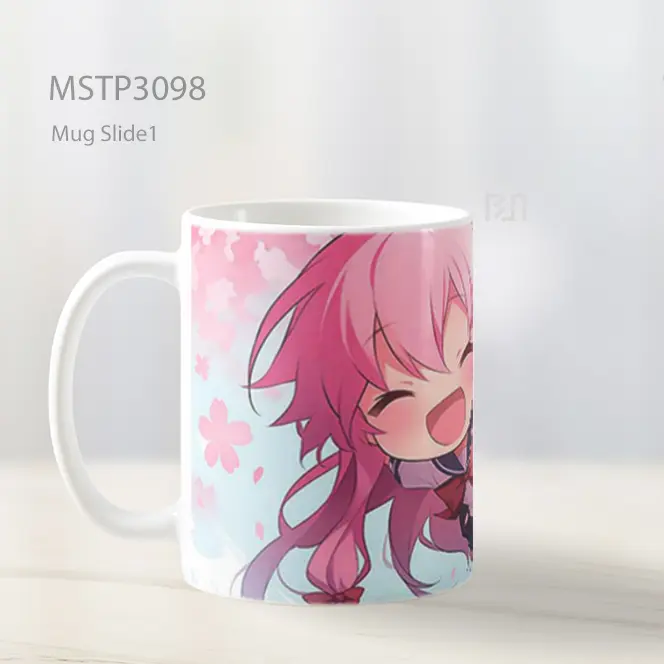 Yuno Gasai Chibi Anime Lucu Mug MSTP3098 - All-side / Desain