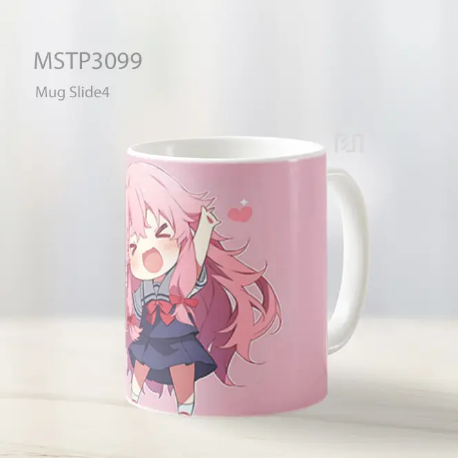 Yuno Gasai Chibi Ceria Mirai Nikki Mug MSTP3099