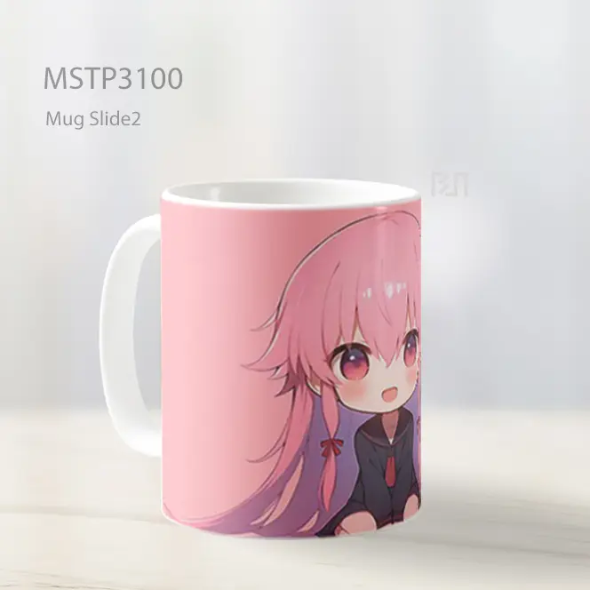 Yuno Gasai Chibi Stylized Mug MSTP3100 - All-side / Desain