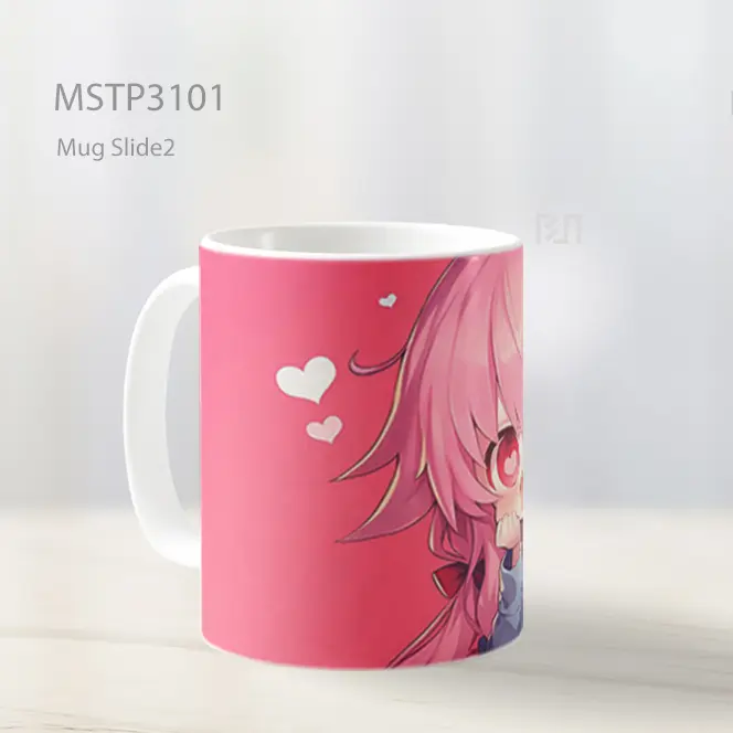 Yuno Gasai Chibi Yandere Mug MSTP3101 - All-side / Desain