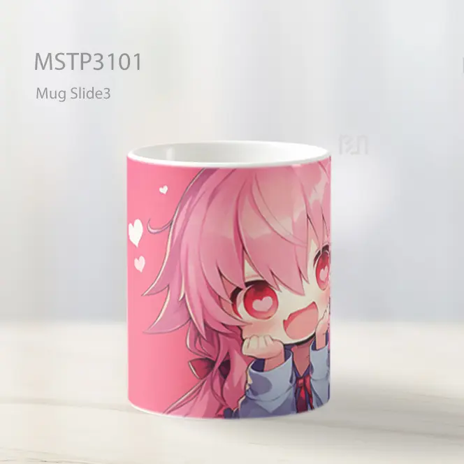Yuno Gasai Chibi Yandere Mug MSTP3101 - All-side / Desain