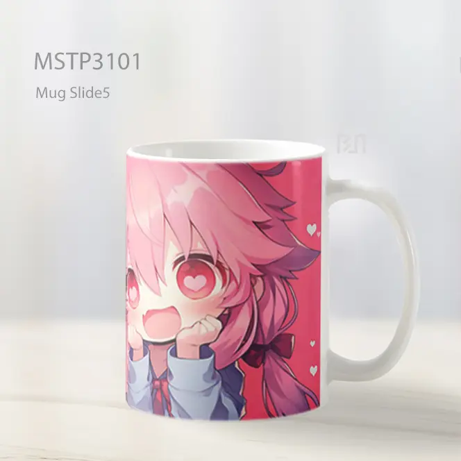 Yuno Gasai Chibi Yandere Mug MSTP3101 - All-side / Desain