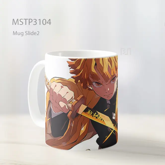 Zenitsu Agatsuma Demon Slayer Garang Mug MSTP3104 - All-side / Desain