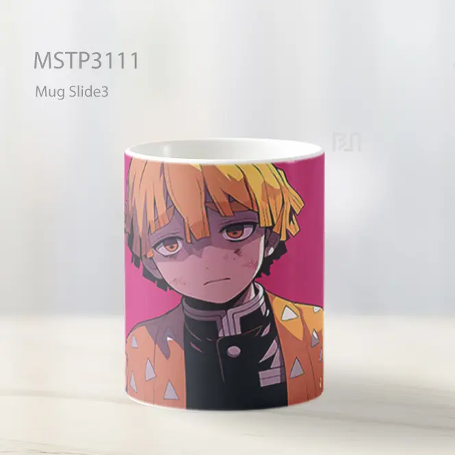 Zenitsu Agatsuma Dengan Ekspresi Gelisah Mug MSTP3111 - All-side / Desain