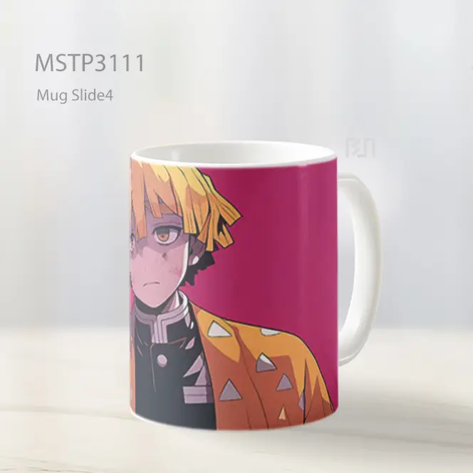 Zenitsu Agatsuma Dengan Ekspresi Gelisah Mug MSTP3111
