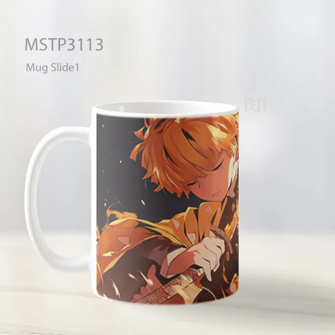 Zenitsu Agatsuma Kny Anime Mug MSTP3113 - All-side / Desain