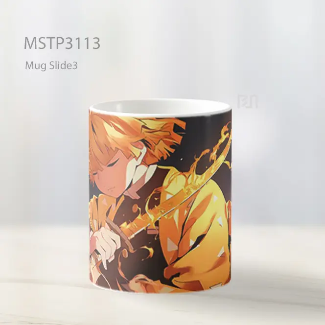 Zenitsu Agatsuma Kny Anime Mug MSTP3113 - All-side / Desain