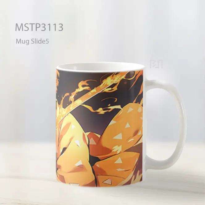 Zenitsu Agatsuma Kny Anime Mug MSTP3113 - All-side / Desain