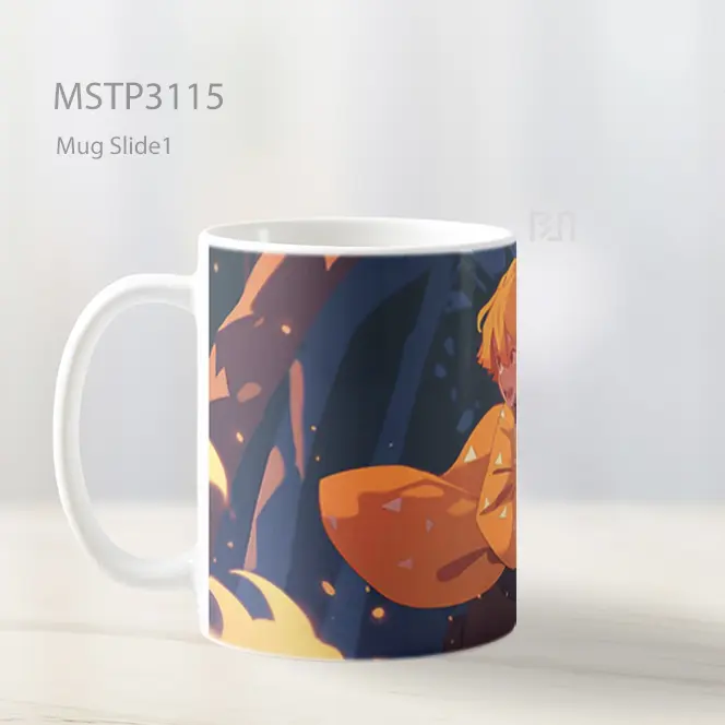 Zenitsu Agatsuma Ready For Battle Mug MSTP3115 - All-side / Desain