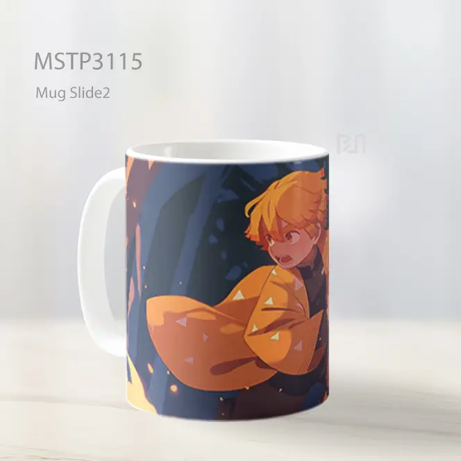 Zenitsu Agatsuma Ready For Battle Mug MSTP3115 - All-side / Desain