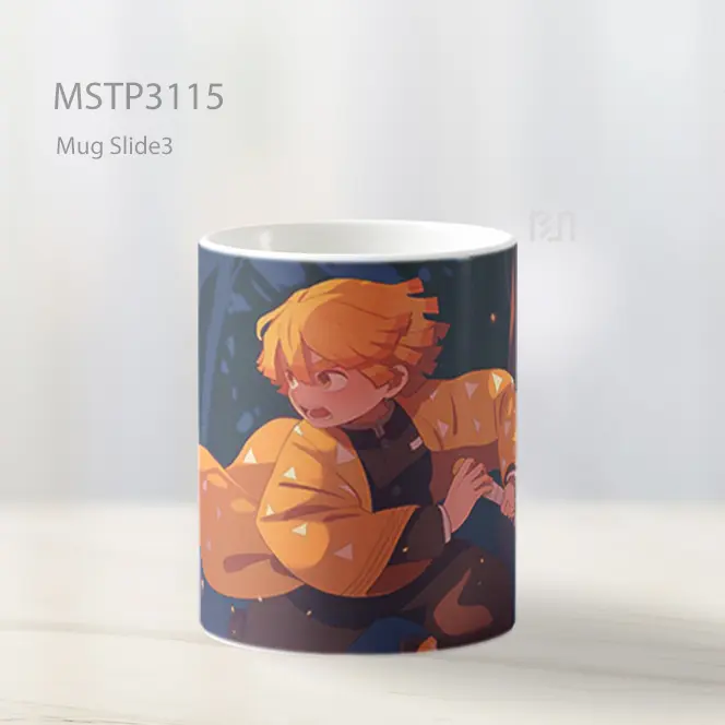 Zenitsu Agatsuma Ready For Battle Mug MSTP3115 - All-side / Desain
