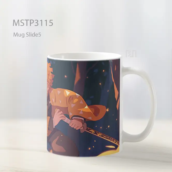 Zenitsu Agatsuma Ready For Battle Mug MSTP3115 - All-side / Desain