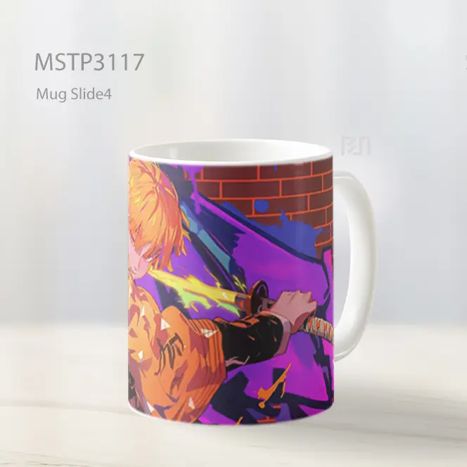 Zenitsu Demon Slayer Graffiti Style Mug MSTP3117