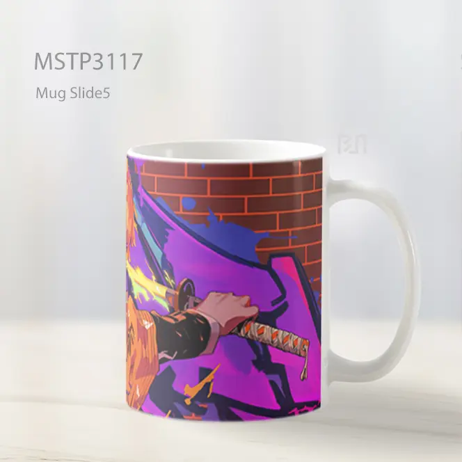 Zenitsu Demon Slayer Graffiti Style Mug MSTP3117 - All-side / Desain