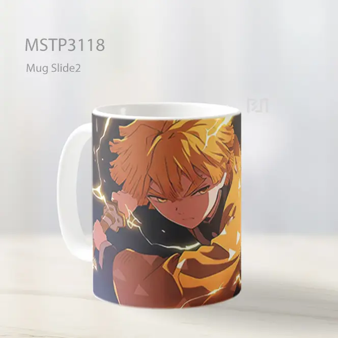 Zenitsu Demon Slayer Pedang Petir Mug MSTP3118 - All-side / Desain