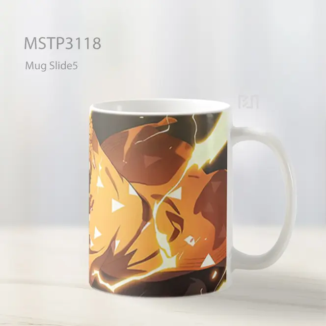 Zenitsu Demon Slayer Pedang Petir Mug MSTP3118 - All-side / Desain