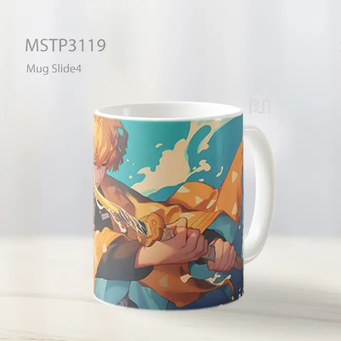 Zenitsu Demon Slayer Sword Scene Mug MSTP3119