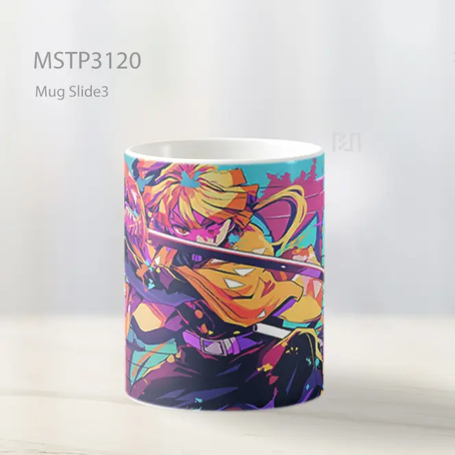 Zenitsu Demon Slayer Teknik Petir Grafiti Mug MSTP3120 - All-side / Desain