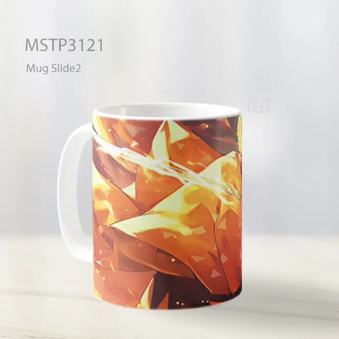 Zenitsu Demon Slayer Tepukan Petir Mug MSTP3121 - All-side / Desain