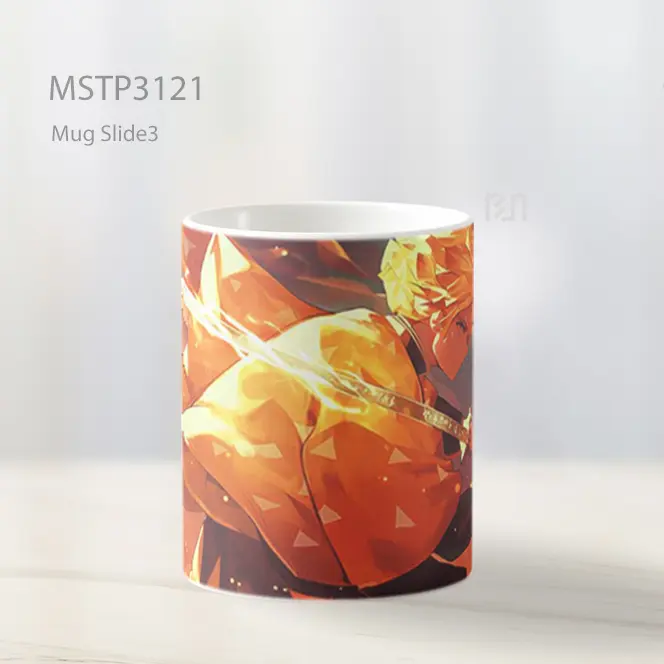 Zenitsu Demon Slayer Tepukan Petir Mug MSTP3121 - All-side / Desain