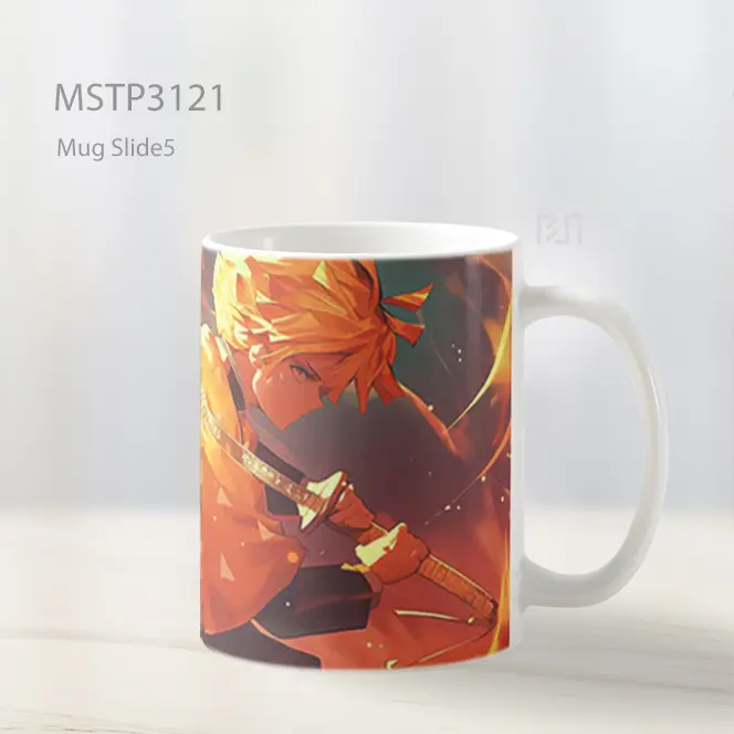 Zenitsu Demon Slayer Tepukan Petir Mug MSTP3121 - All-side / Desain