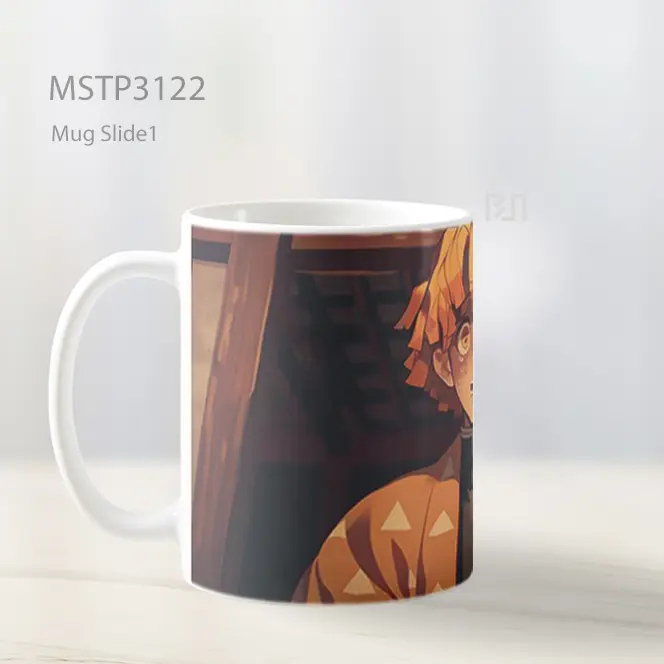 Zenitsu Ekspresi Takut Mug MSTP3122 - All-side / Desain