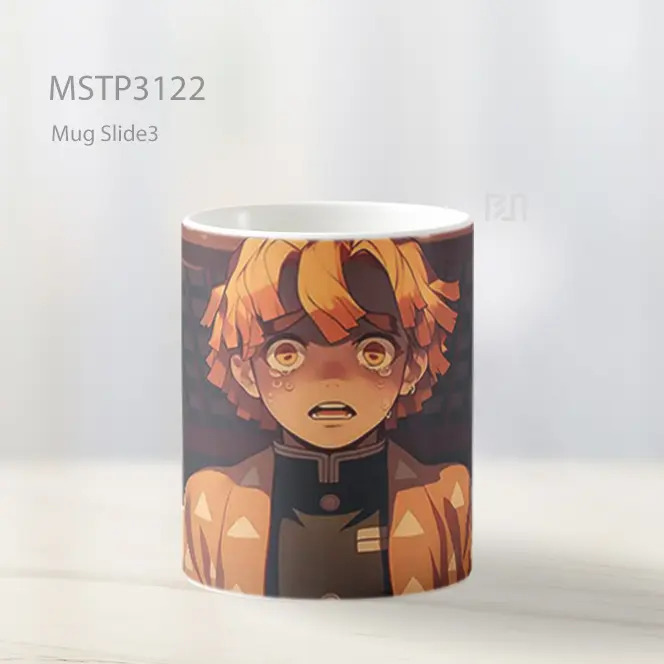 Zenitsu Ekspresi Takut Mug MSTP3122 - All-side / Desain