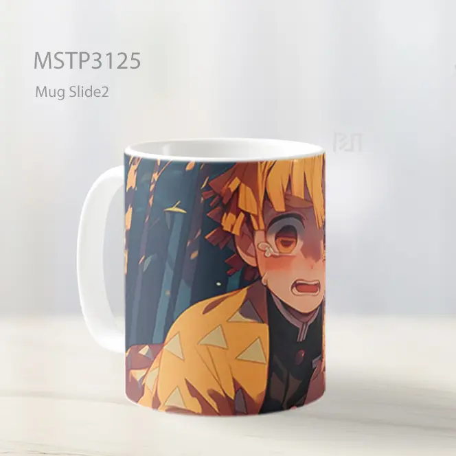 Zenitsu Menangis Ketakutan Mug MSTP3125 - All-side / Desain