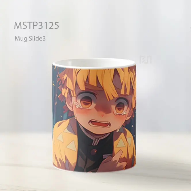 Zenitsu Menangis Ketakutan Mug MSTP3125 - All-side / Desain