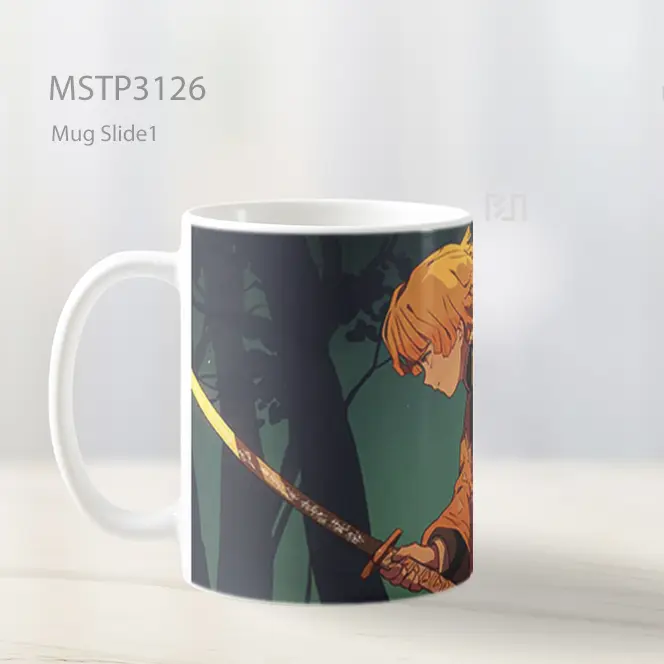 Zenitsu Pedang Terangkat Kny Mug MSTP3126 - All-side / Desain