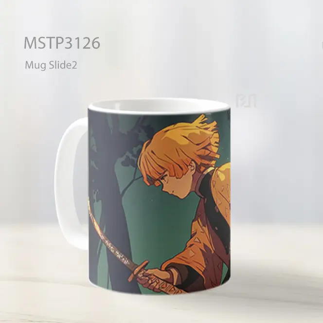 Zenitsu Pedang Terangkat Kny Mug MSTP3126 - All-side / Desain