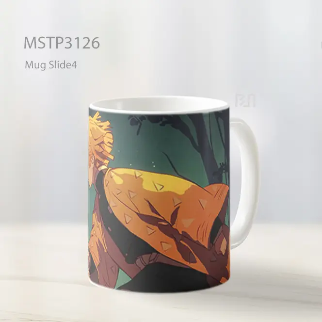 Zenitsu Pedang Terangkat Kny Mug MSTP3126