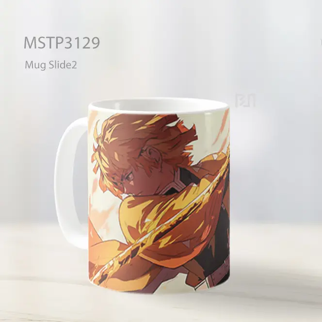Zenitsu Tebasan Pedang Api Demon Slayer Mug MSTP3129 - All-side / Desain