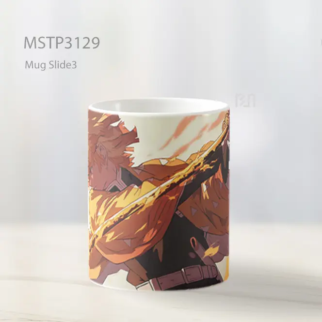 Zenitsu Tebasan Pedang Api Demon Slayer Mug MSTP3129 - All-side / Desain